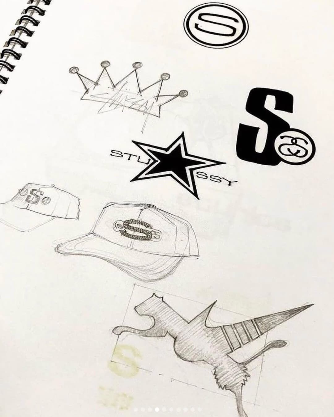 Stussy graphic sketches