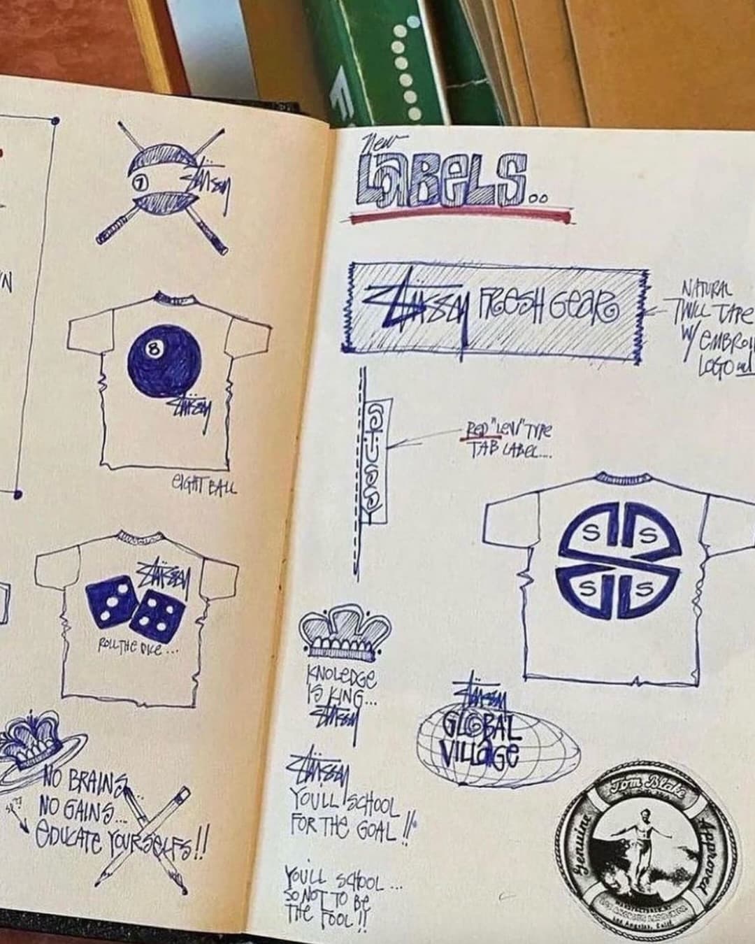 Stussy graphic development notes