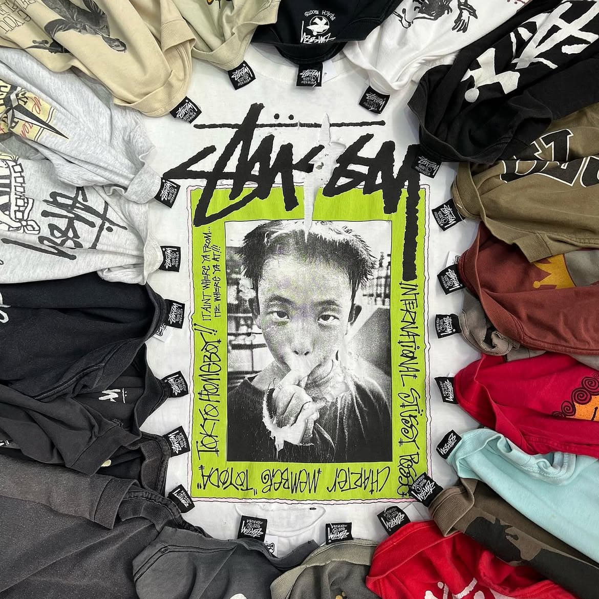 Stüssy black tag collection