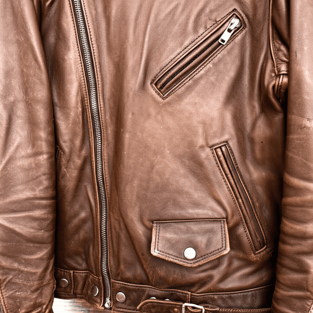 Vintage leather jacket