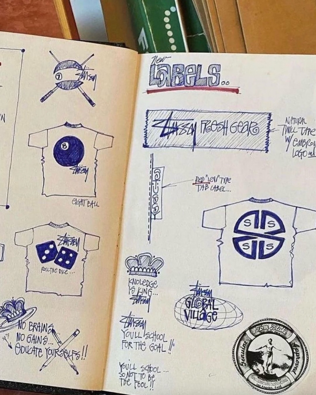 Stussy graphic development notes